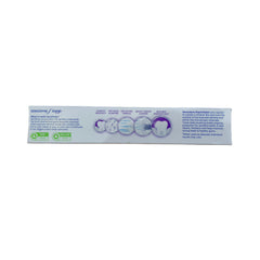 Packaging label of Sensodyne Rapid Relief 80g highlights features for sensitive teeth.