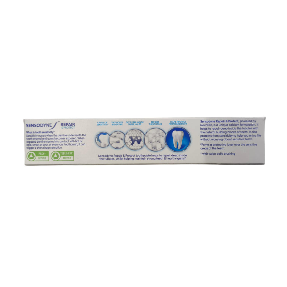 Toothbrush with Sensodyne Repair Protect toothpaste