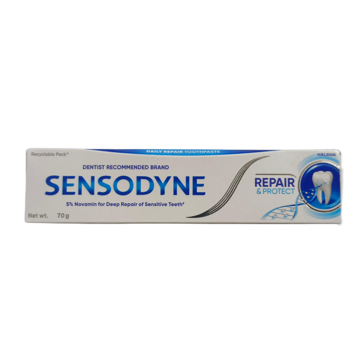 Sensodyne Repair Protect 70g pack for daily protection