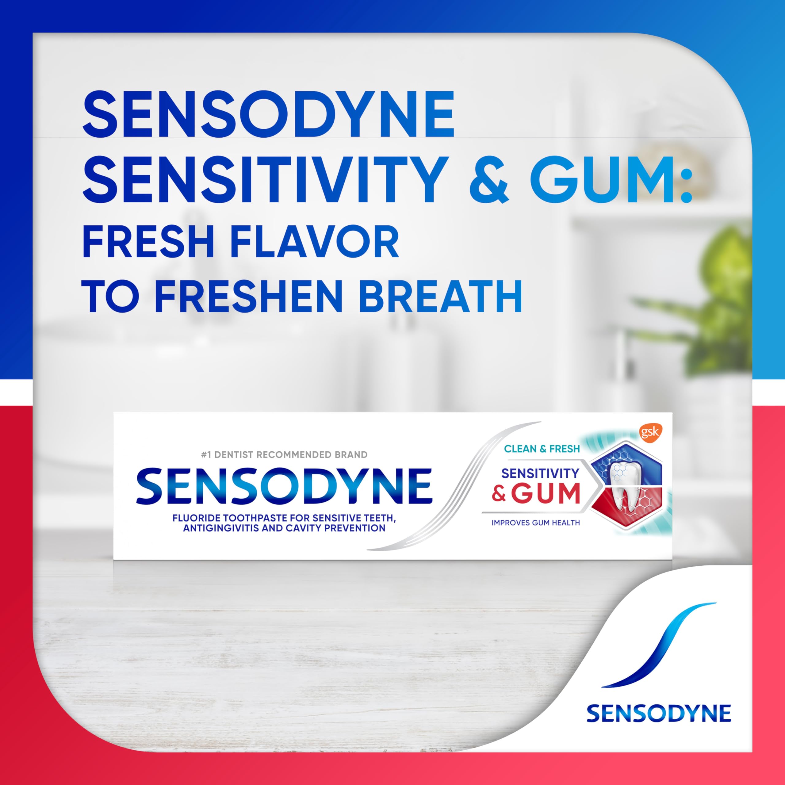Two-minute brushing guidance with Sensodyne for best results
