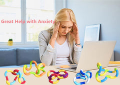 Sensory Fidget Toys 6-Pack: quiet design ideal for classroom or office use.