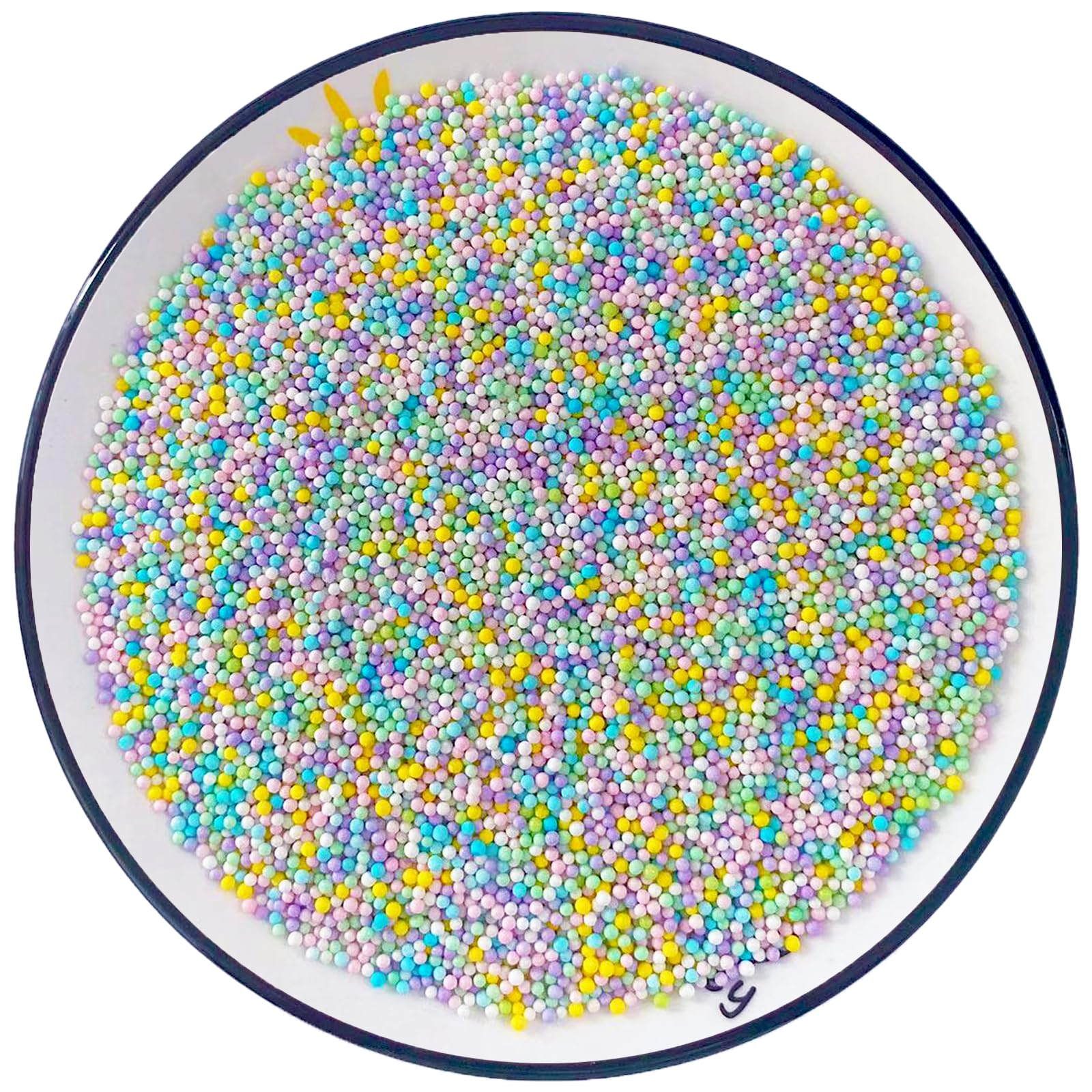 Sentovac Pastel Nonpareils Sprinkles bottle adds a vibrant finishing touch to cakes