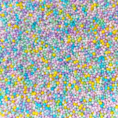Sentovac pastel sprinkles decorate cupcakes for a festive, colorful dessert look