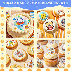 SENTRELA sheets decorate cakes and cupcakes beautifully.