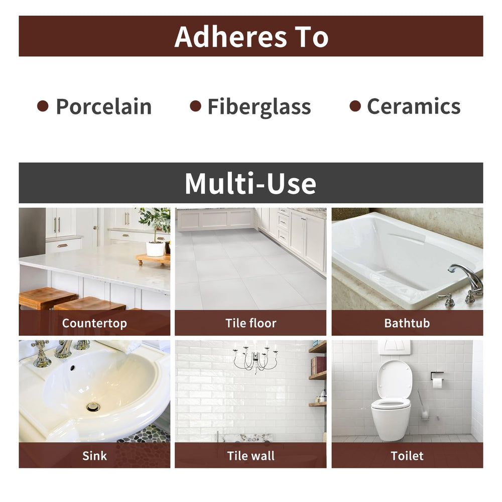 Chip-resistant SENVEN tile spray coating on a bathroom surface