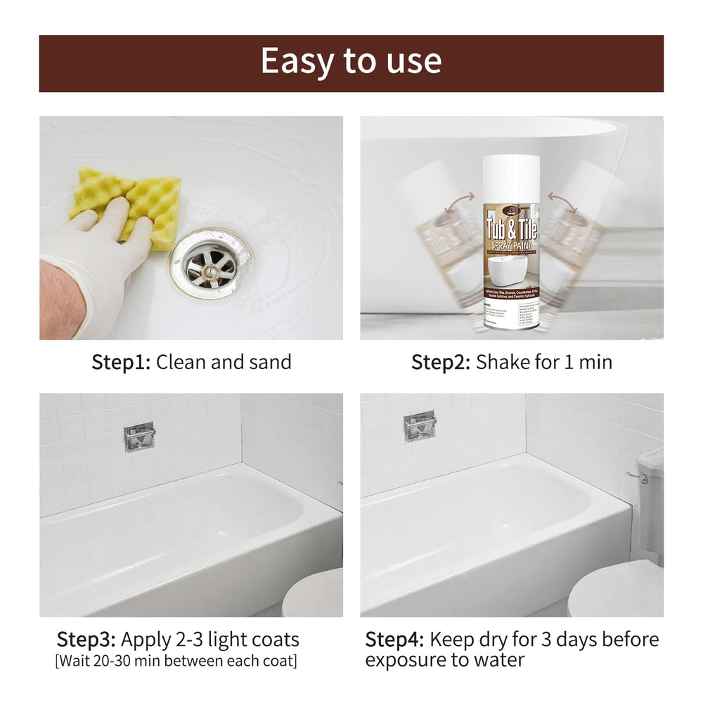 Fully boxed SENVEN tub and tile refinishing kit ready to use