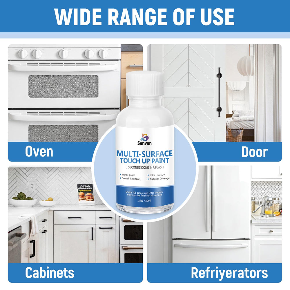 SENVEN white paint-pen storage-friendly design keeps it ready for touch-ups.