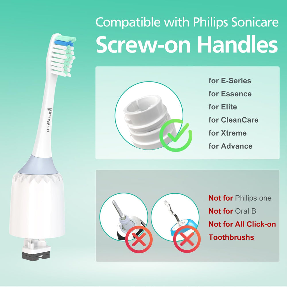 Senyum Philips Sonicare W-shaped bristles detail for thorough tooth surface contact