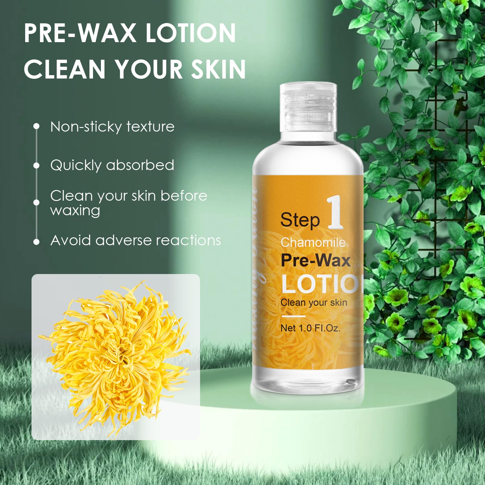 Seopri wax remover oil application image lifting wax residue after waxing.