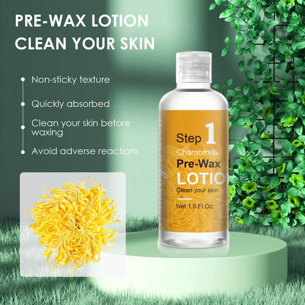 Seopri wax remover oil application image lifting wax residue after waxing.