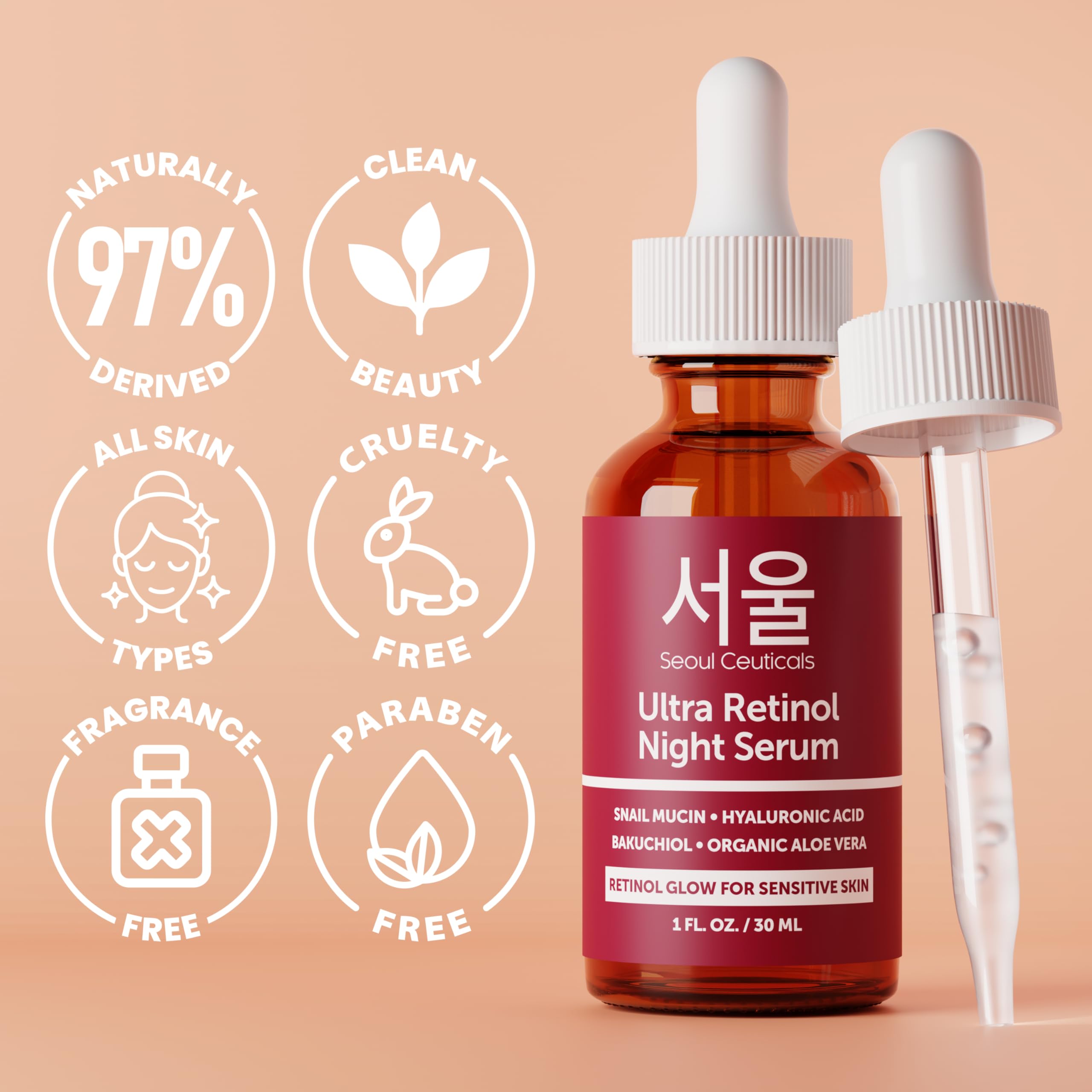 SeoulCeuticals cruelty-free packaging communicates ethical skincare choices.