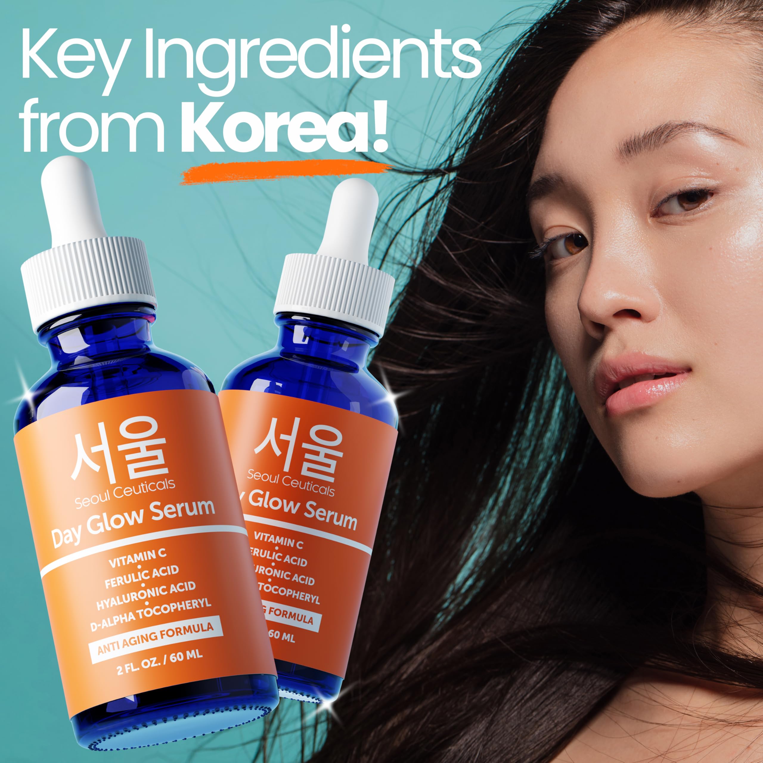 SeoulCeuticals packaging box and card with ingredients list