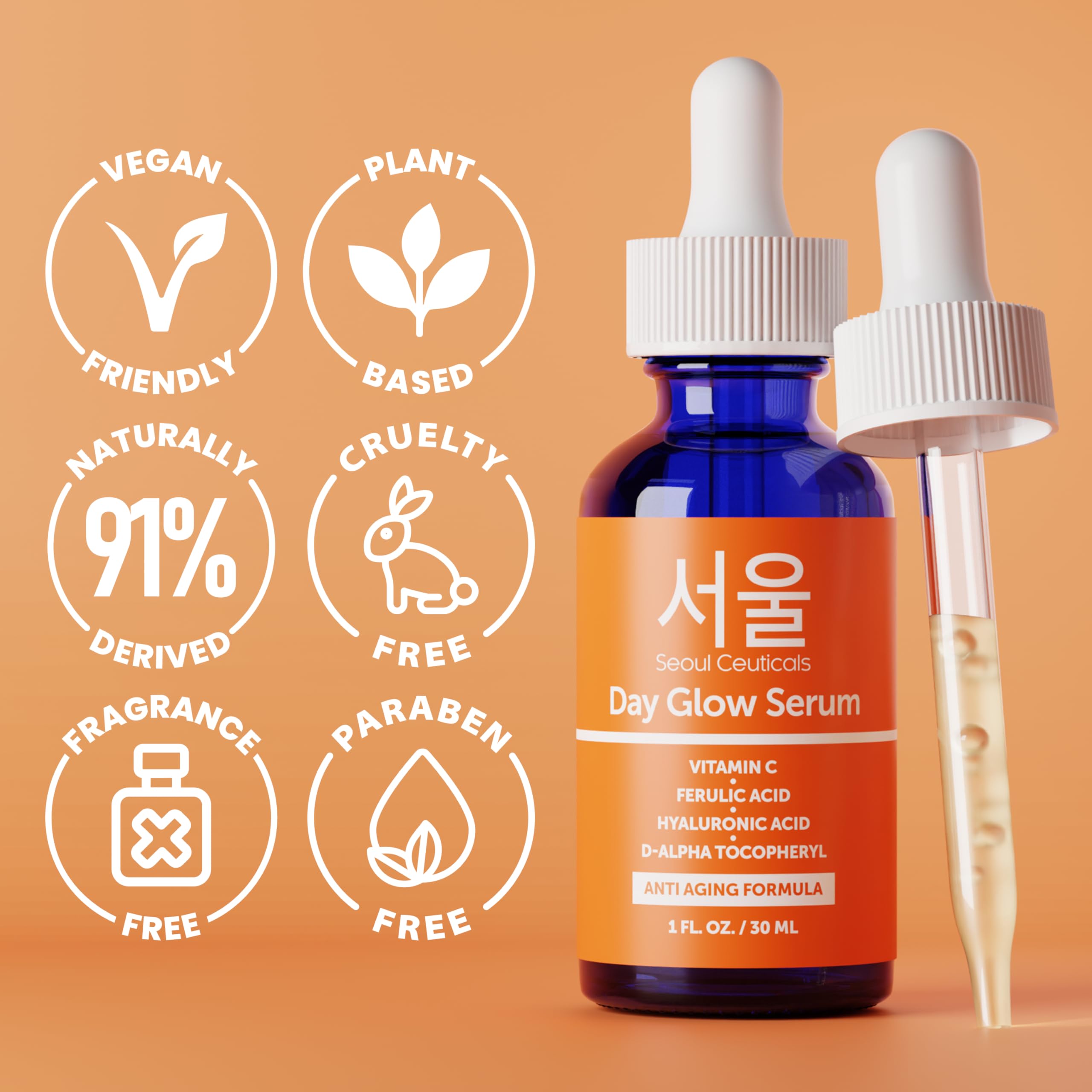 SeoulCeuticals serum on hand demonstrates easy daily use.