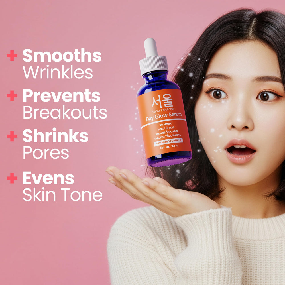 SeoulCeuticals vitamin C serum dropper for precise daily application.