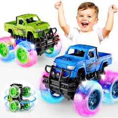 SEPHIX Monster Truck Set: two vibrant trucks for imaginative play.