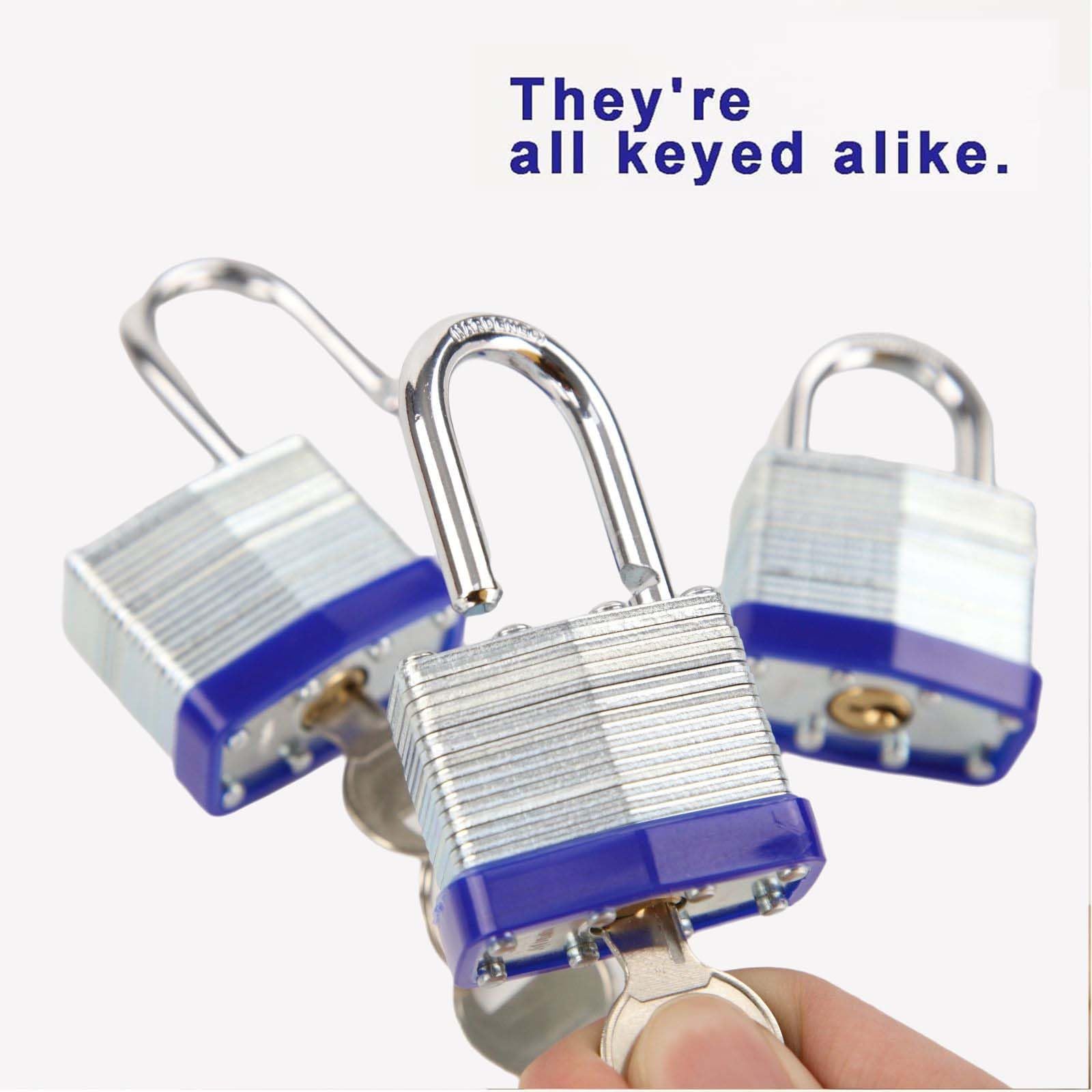 SEPOX Trinity padlock with ergonomic large-handle key design for easy use.