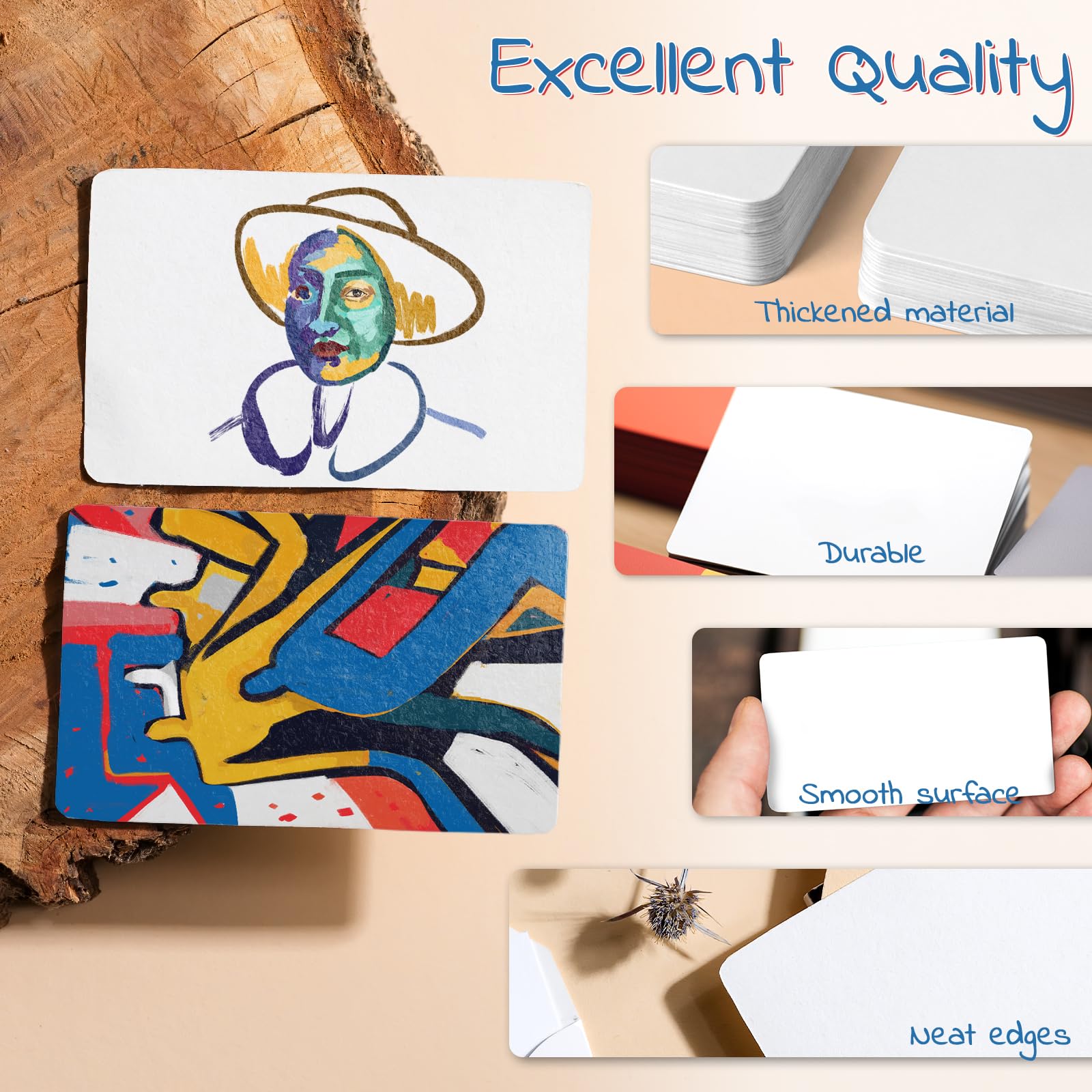 SeptCity blank playing cards spread for personalized game design and teaching aids.