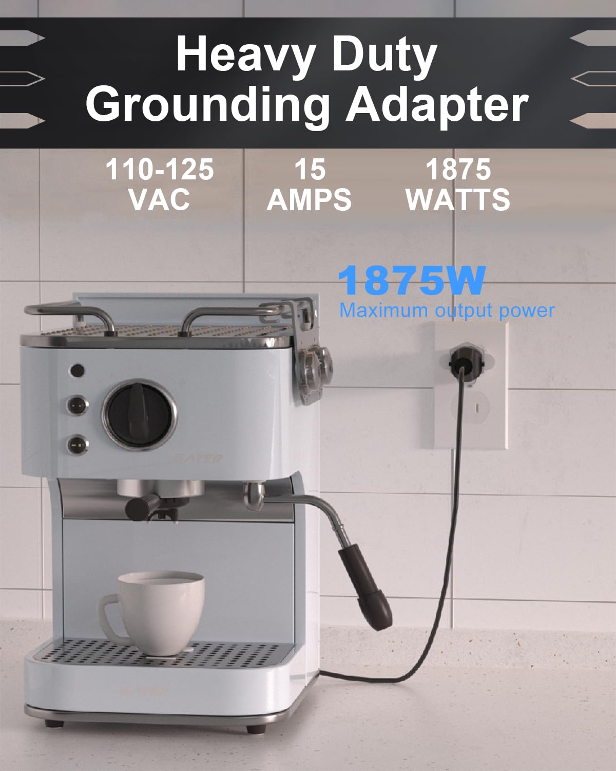 Compact travel size SerBion adapter suitable for tight spaces.