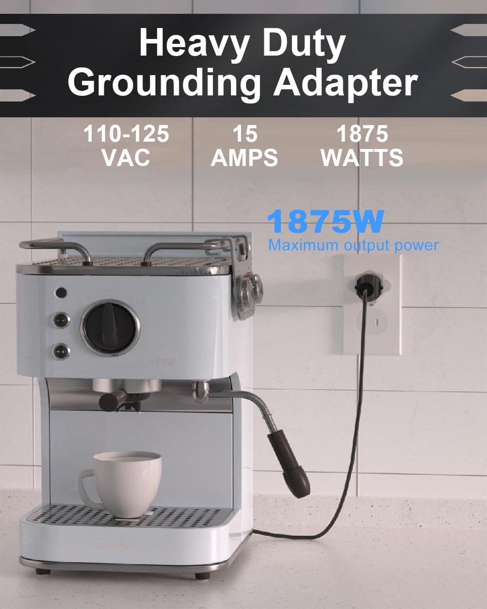 Compact travel size SerBion adapter suitable for tight spaces.