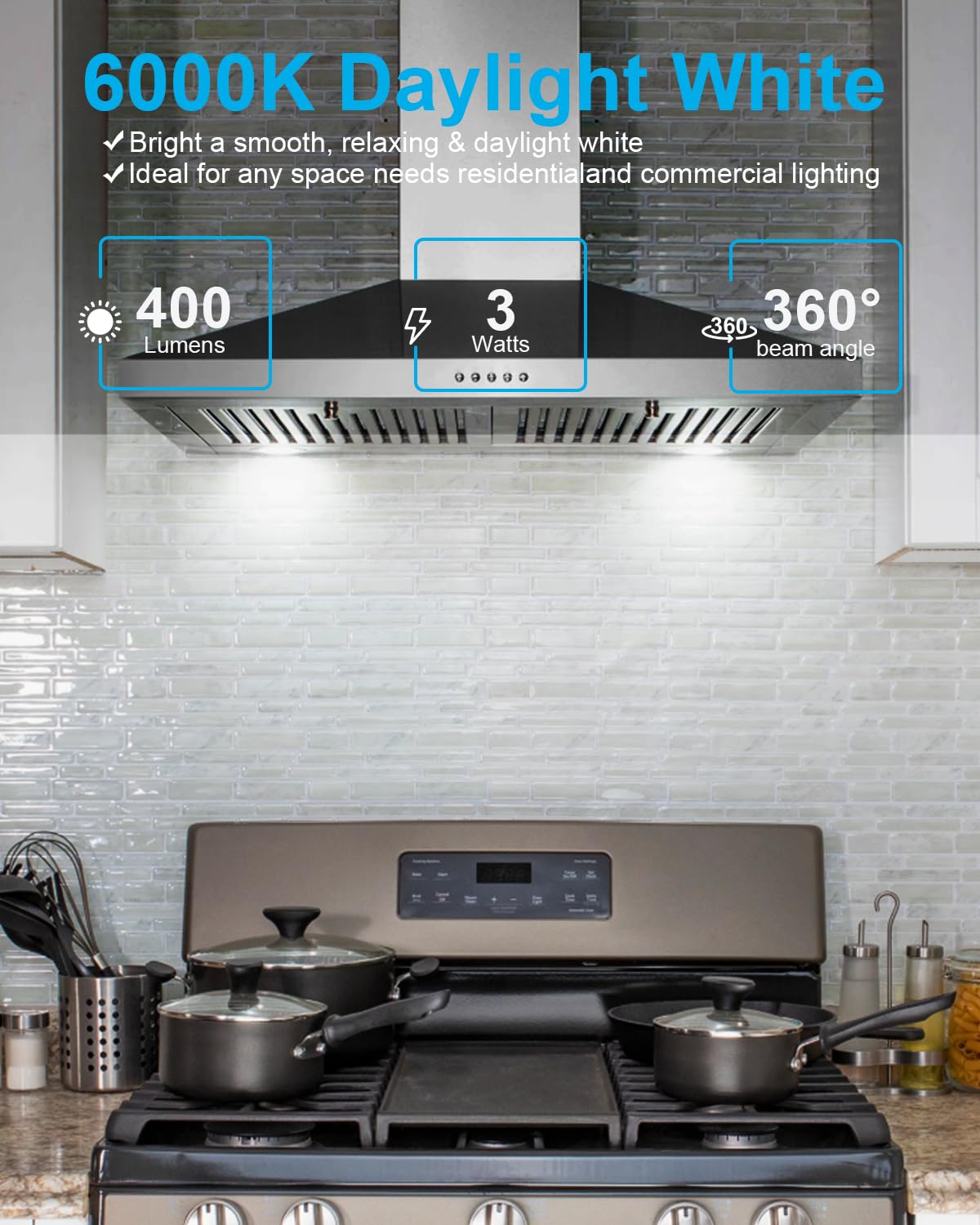 SerBion CRI 90+ bulb renders true colors for food prep