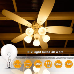 SerBion soft warm white E12 globe bulb for ambient lighting