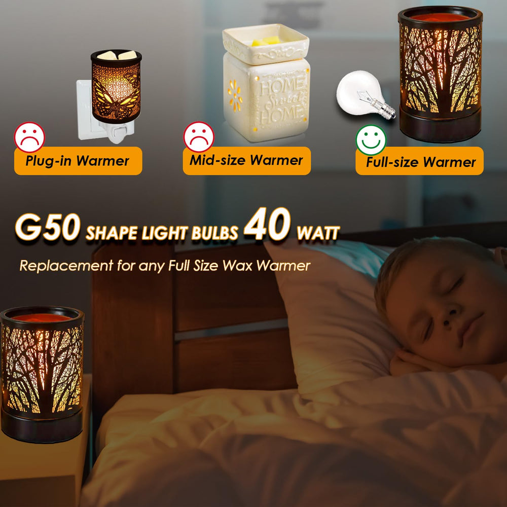 SerBion wax melt warmers bulb for cozy fragrance lighting