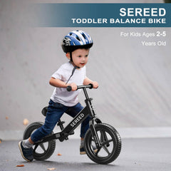 SEREED balance bike handlebars enable confident steering as kids grow.