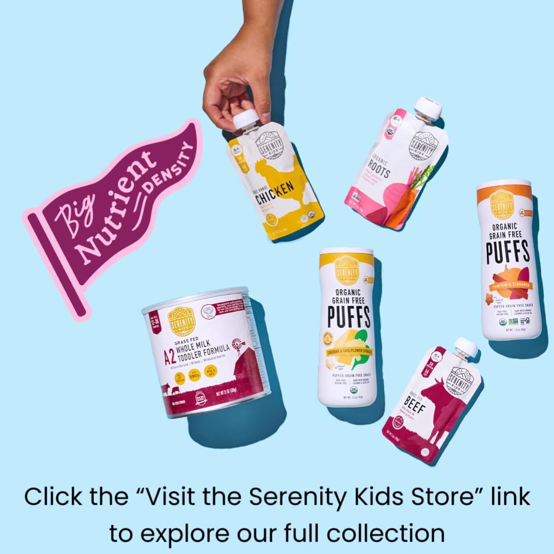 Serenity Kids On-the-Go Serving Pouch for busy families.