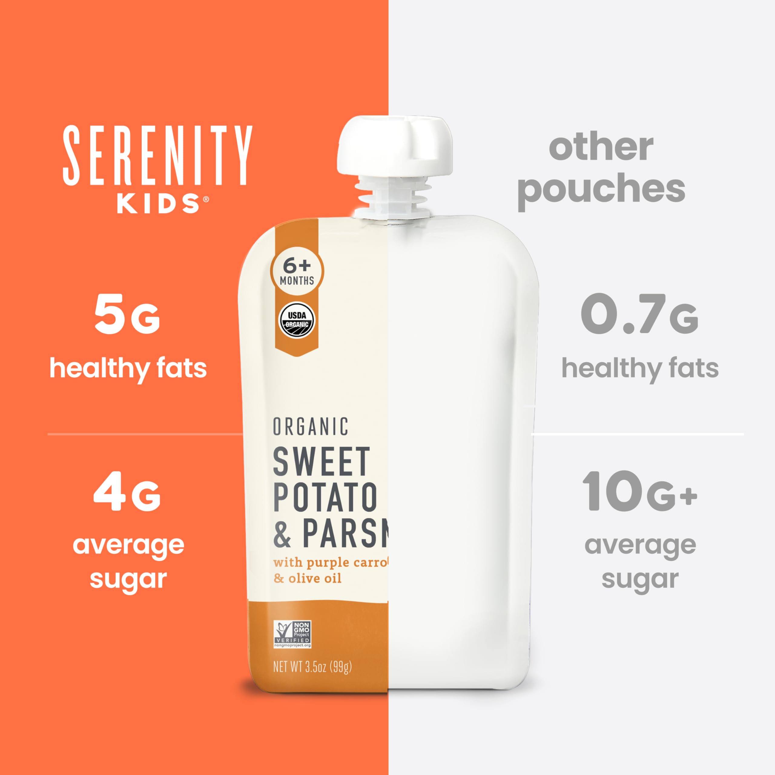 Serenity Kids TerraCycle recyclable pouch.