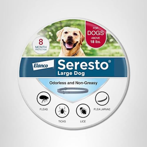 Seresto ticks and fleas killed or repelled, reducing bite risk