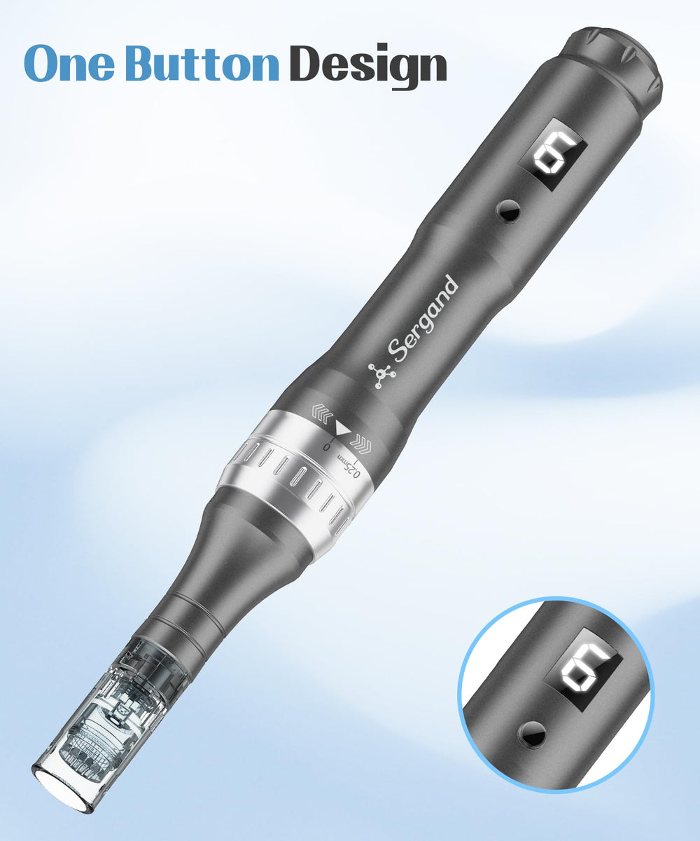 Sergand Derma Roller Pen non-slip-design offers stable grip during use.