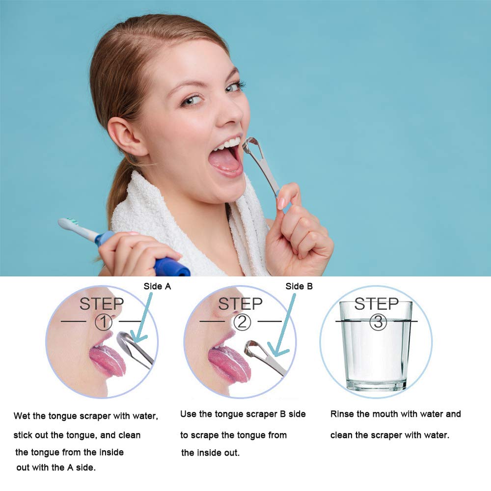 Sestball dual-sided design tongue scraper delivers efficient cleaning without residue.