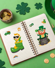 Sesunbla St Patrick's Day sheet bright colors ready for party uses
