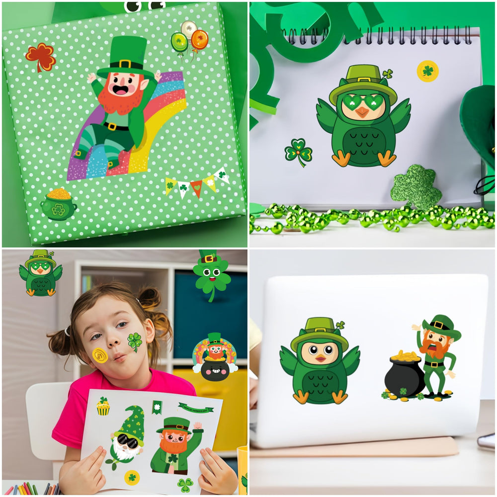 Sesunbla St Patrick's Day sheet fosters kids creativity in crafts
