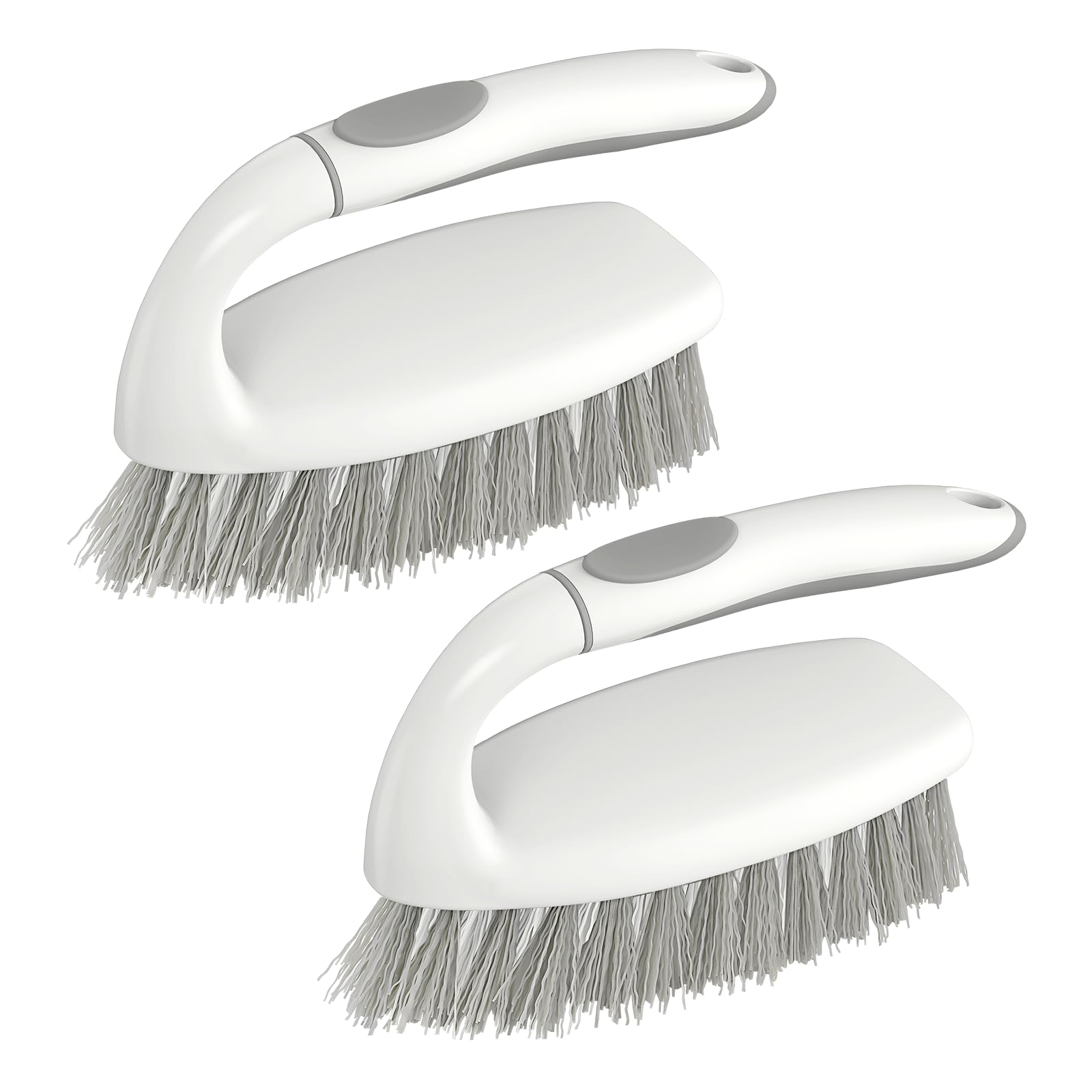 SetSail heavy-duty scrub brush, front view, sturdy bristles for tough stains.