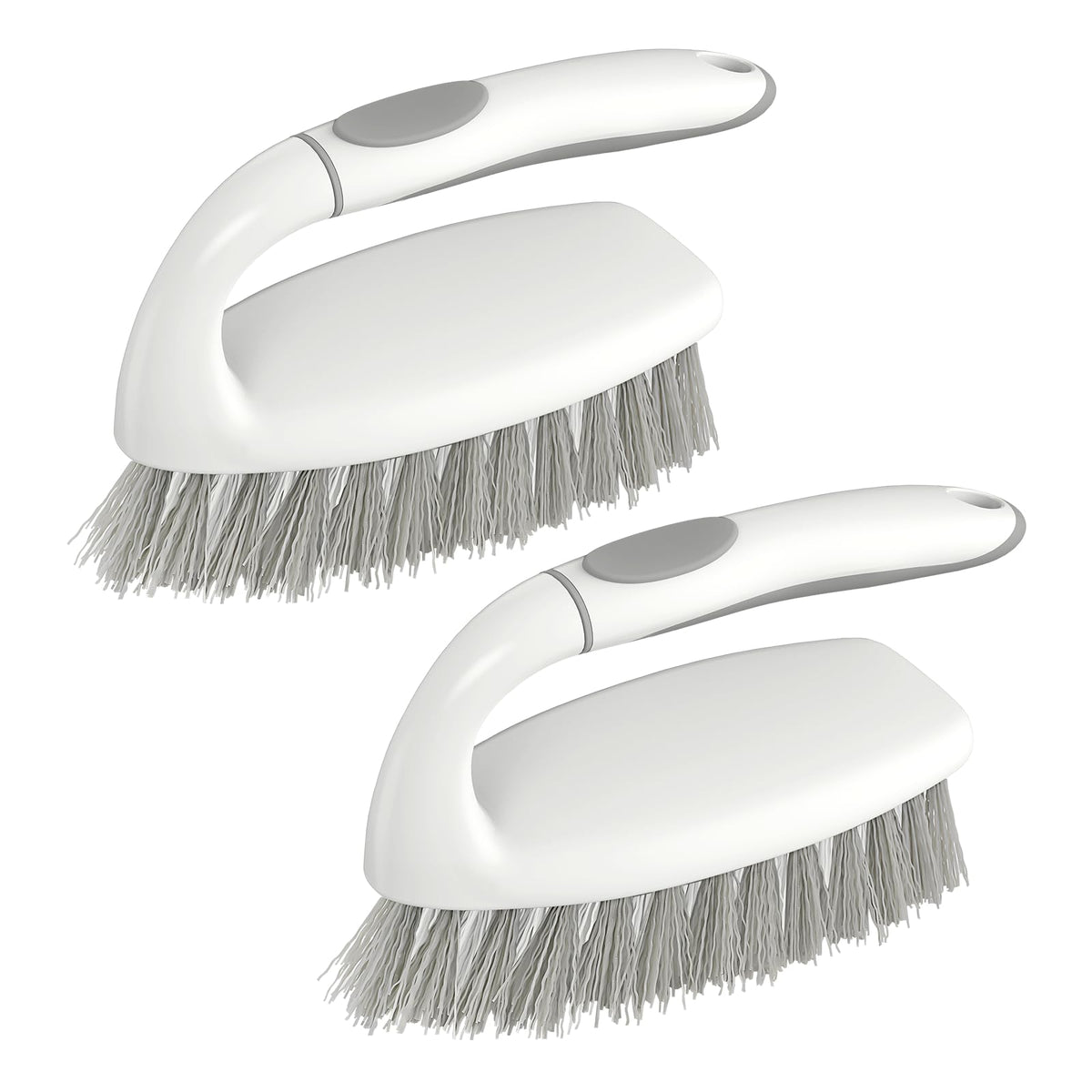 SetSail heavy-duty scrub brush, front view, sturdy bristles for tough stains.