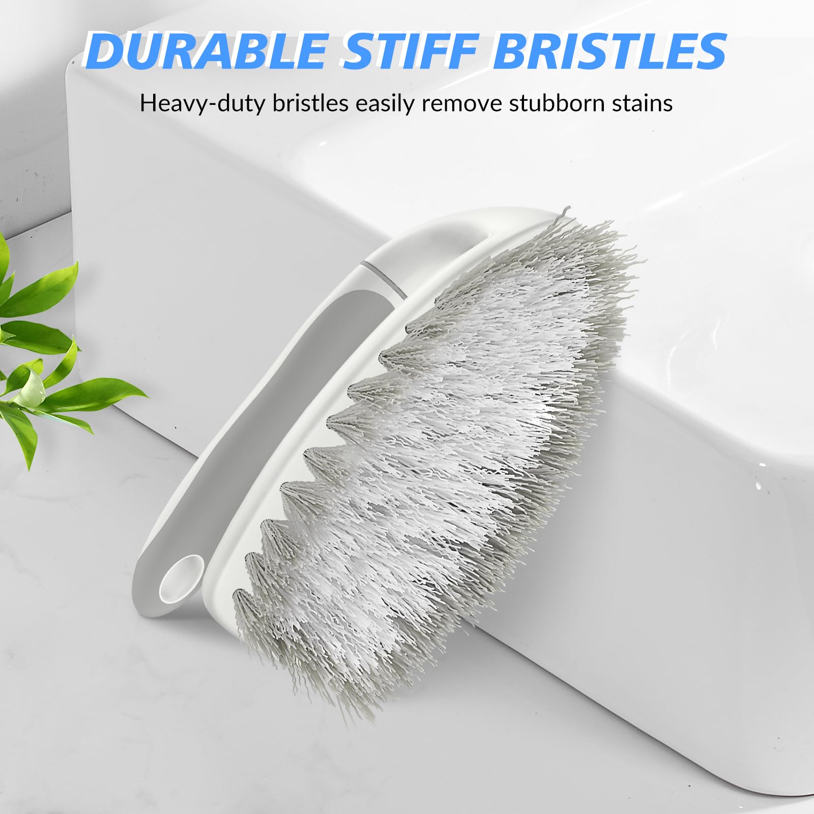 SetSail brush grip with hanging hole for easy storage after use.