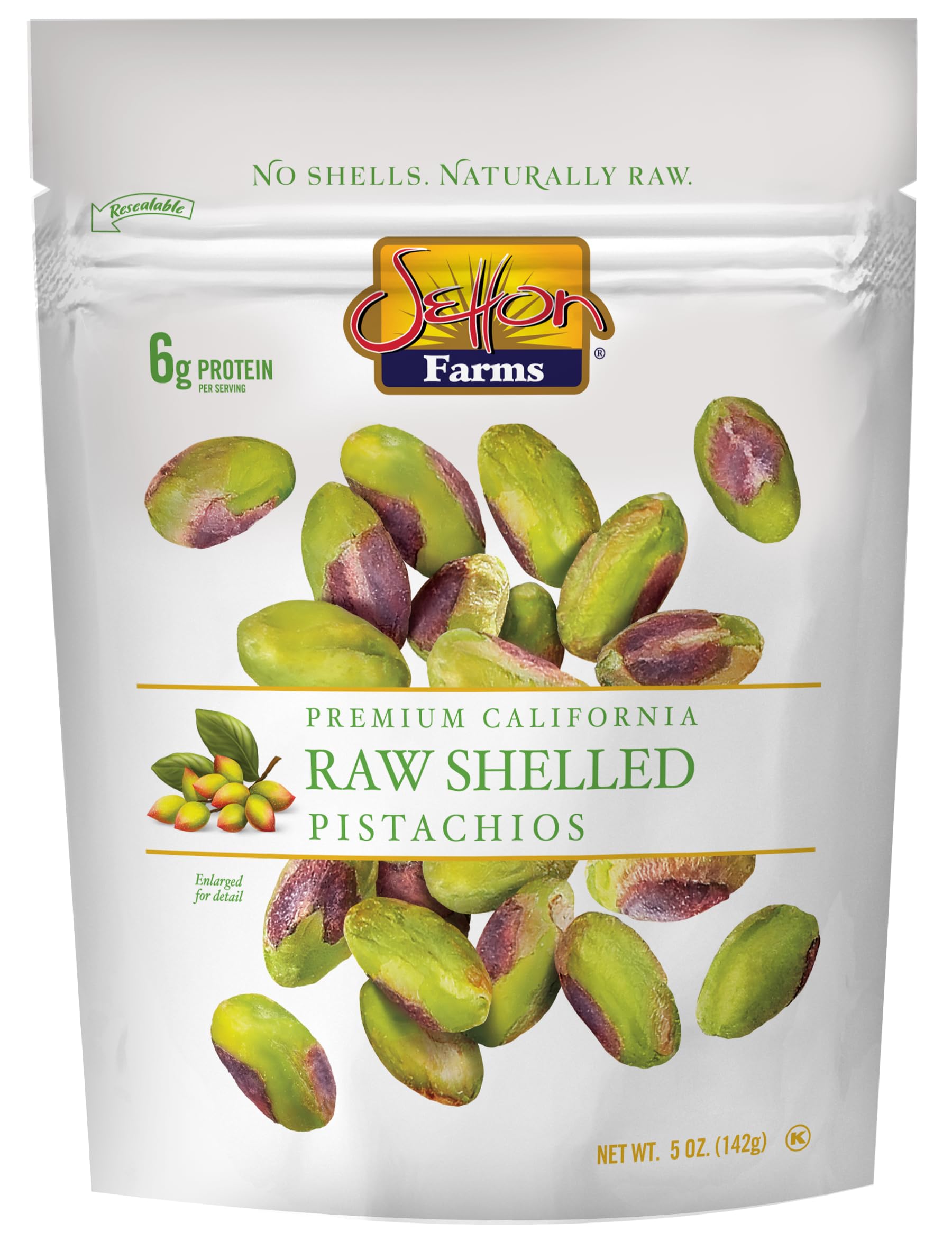 Setton Farms shelled pistachios pack, ideal for quick snacking and effortless cooking.