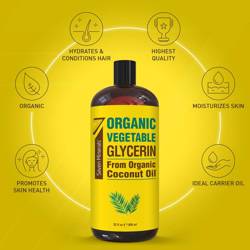 Seven Minerals no palm oil glycerin with coconut oil base for eco skincare