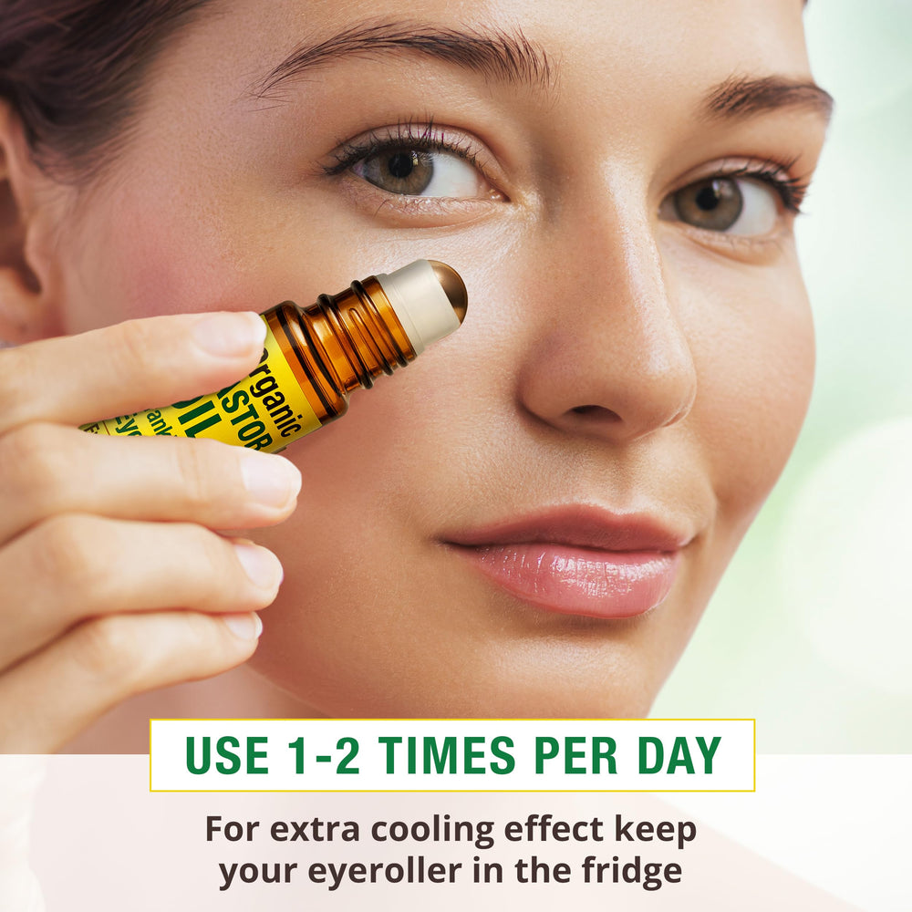 Seven Minerals portable eye oil roller ideal for on-the-go use