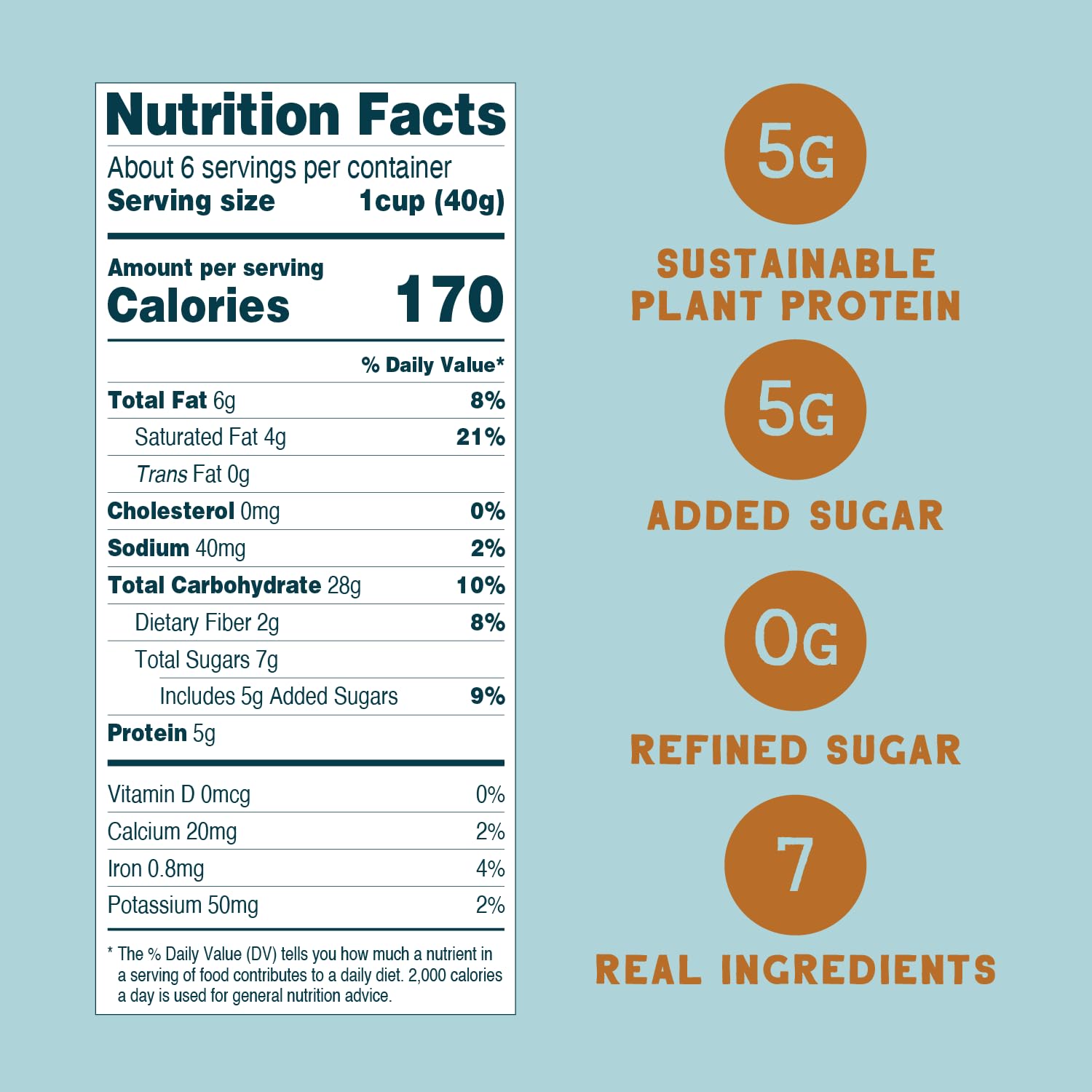 Pouring Seven Sundays Maple Sea Salt cereal for a protein-boosting breakfast