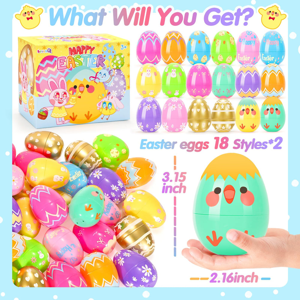 SevenQ eggs have smooth edges for safe handling by kids.