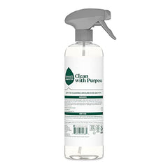 Seventh Generation spray nozzle in action for quick, wipe-clean results.