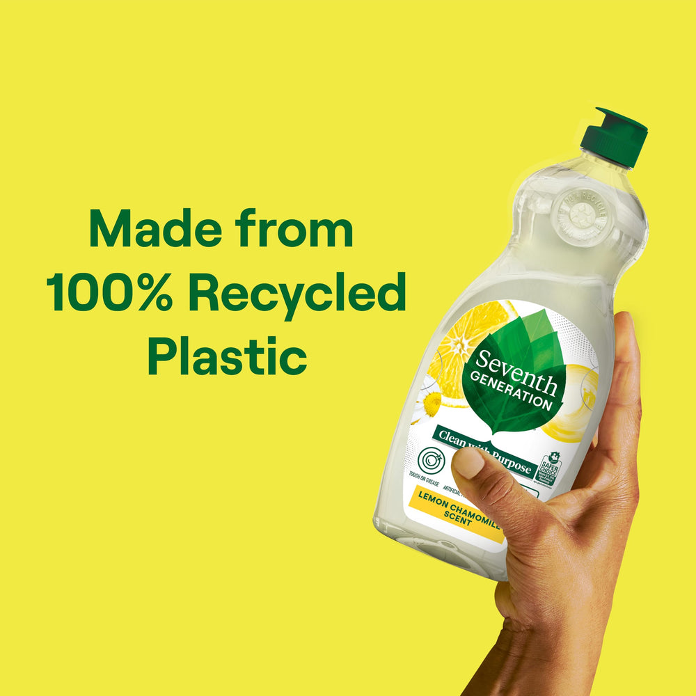 Seventh Generation Chamomile & Lemon foamy lather cleans without artificial scents