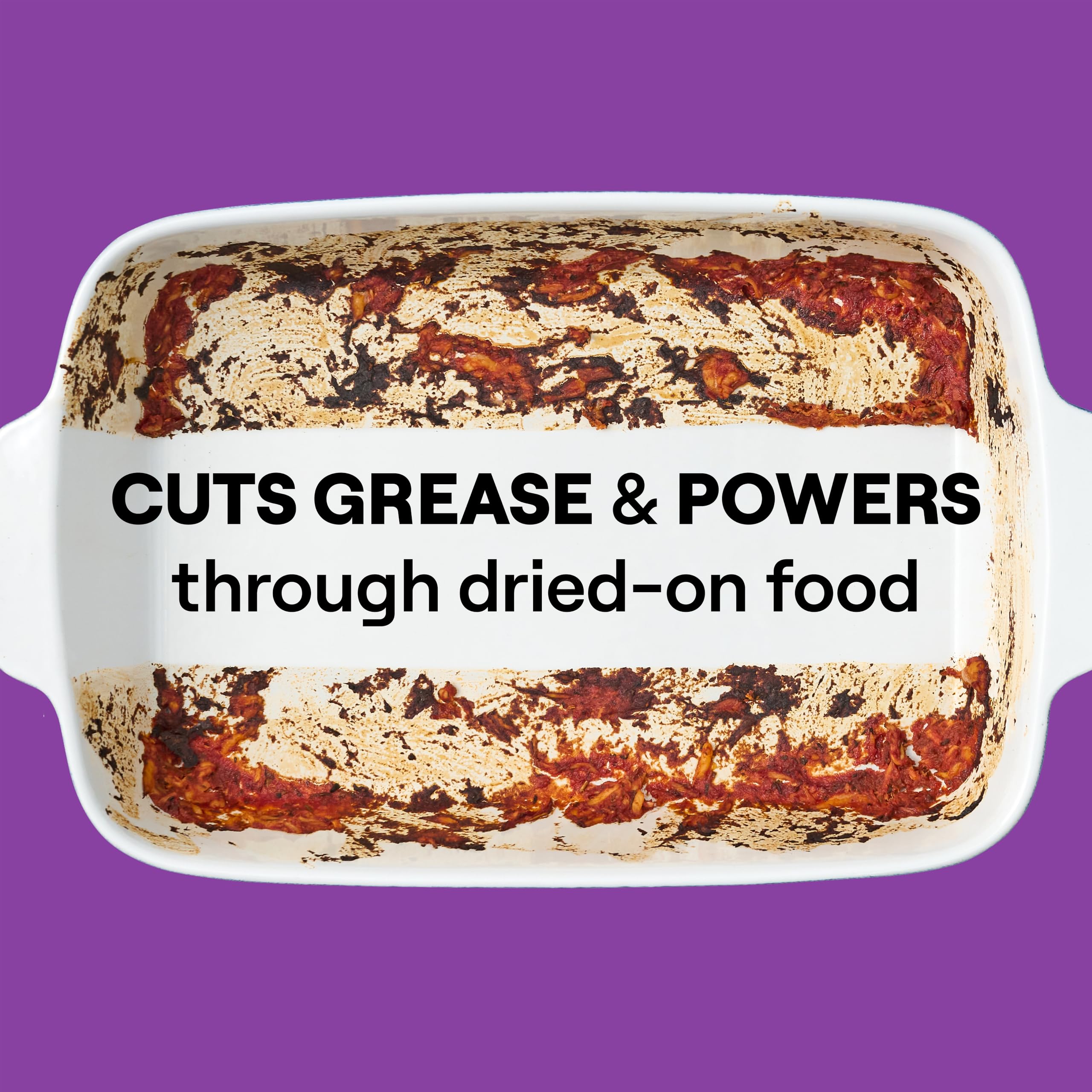 Seventh Generation dish soap grease-cutting action shown on a pan.
