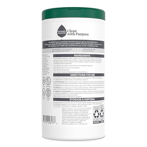 Wipes dispensed from the 70-count pack for convenient use