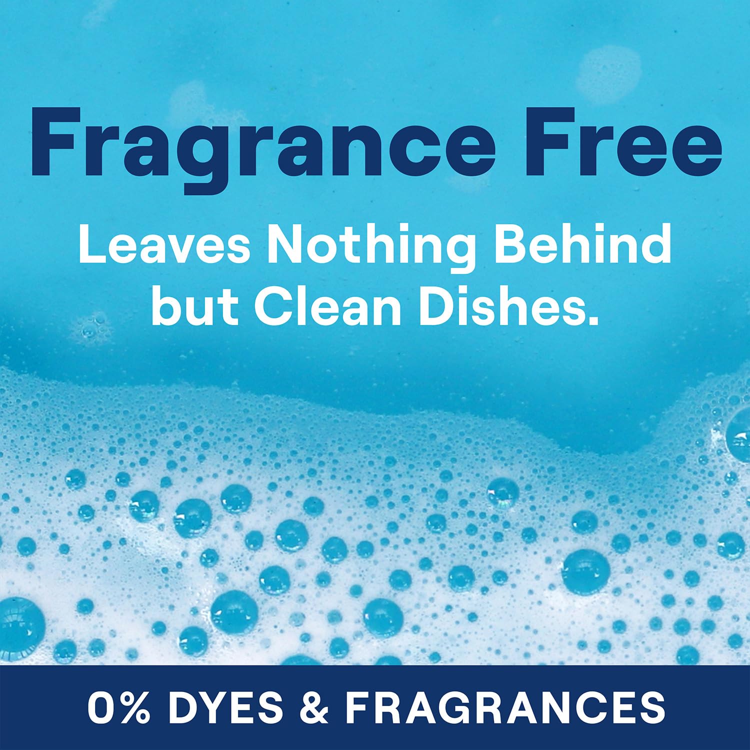 Seventh Generation Free & Clear dishes drying shine shows glassware free of water spots.