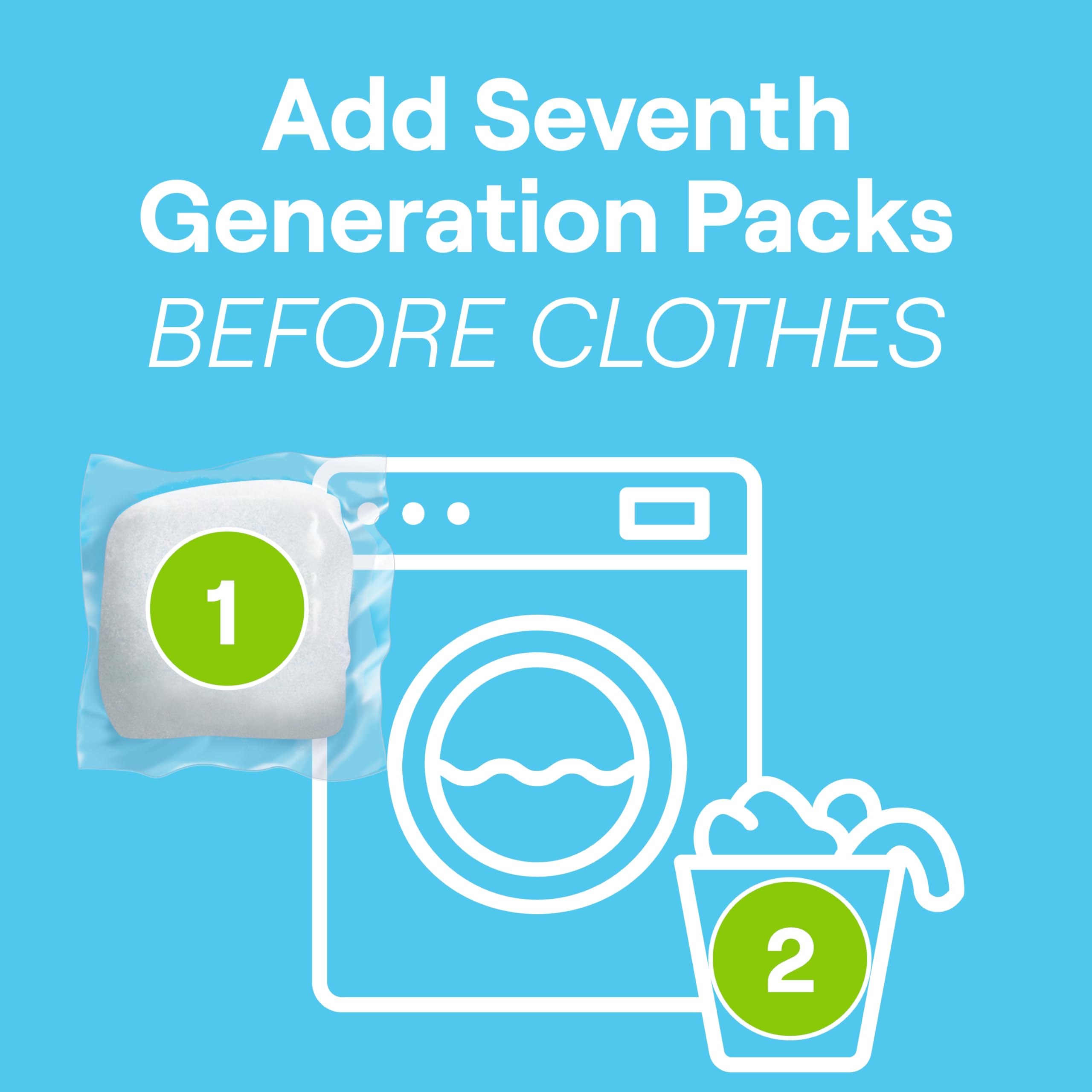 Seventh Generation Free & Clear enzyme power lifting stains.