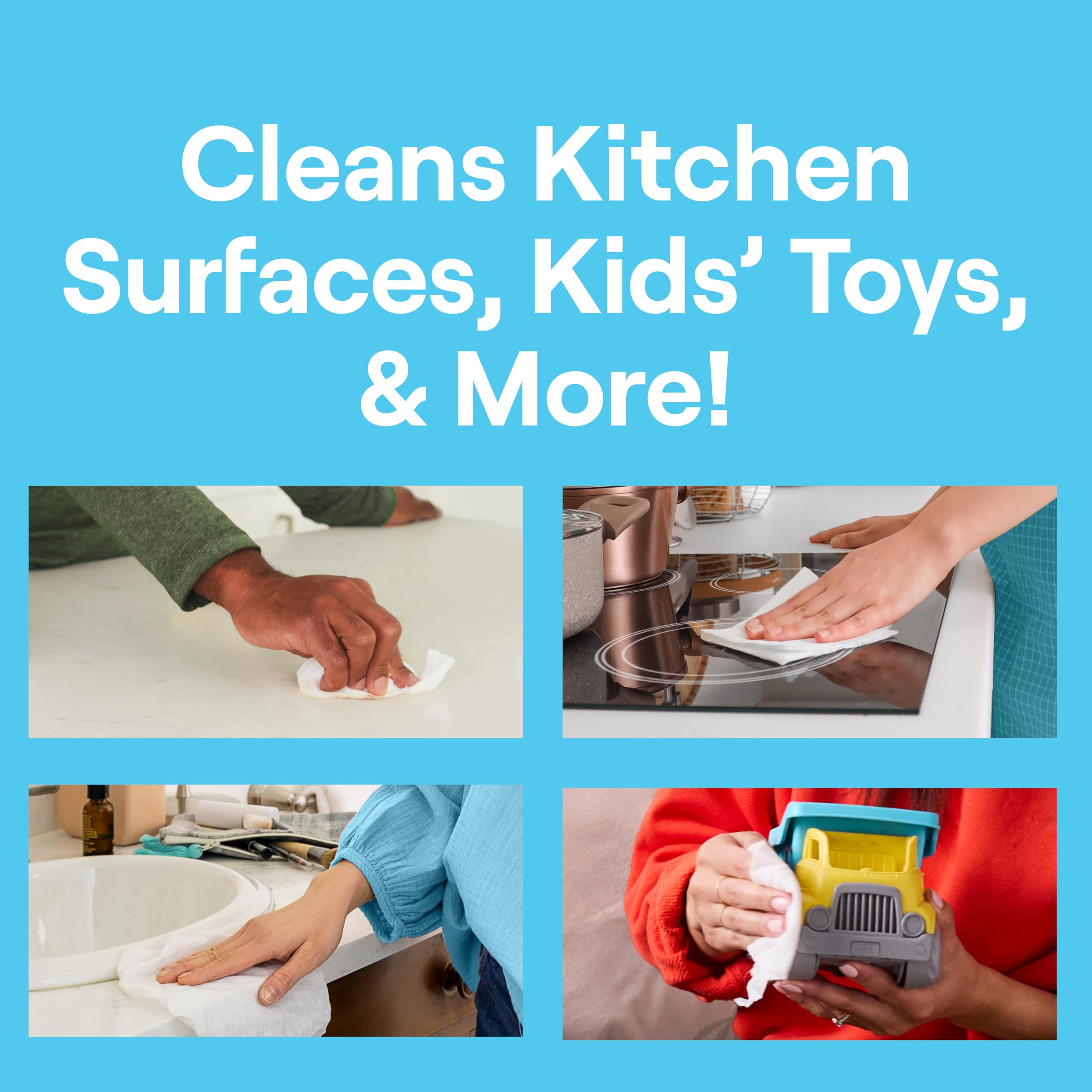 Seventh Generation Free & Clear plant-based formula shown for everyday cleaning