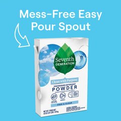 Seventh Generation Free & Clear rinse aid bottle helps prevent water spots for a brilliant shine.